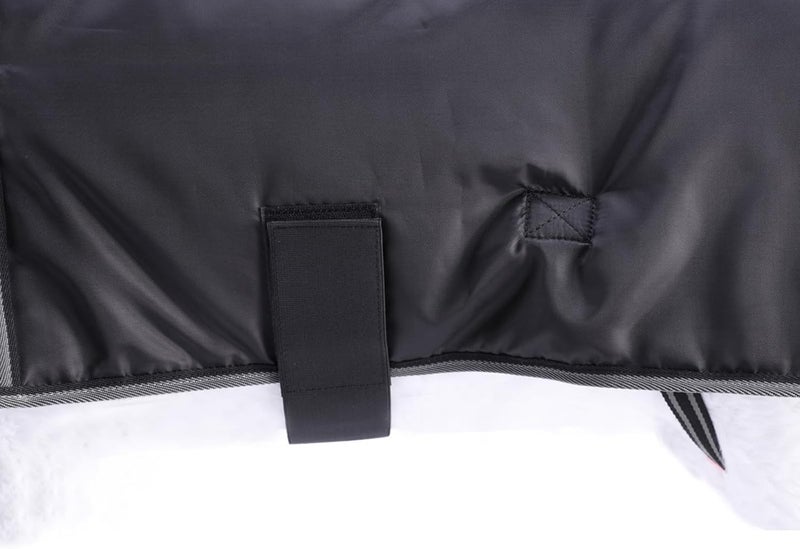 Gallopoff Winter Goat Blanket - 100g Fill Insulated, Waterproof Windproof and Breathable, Adjustable Cold Weather Coat for Goats Black XXX-Large - Image 4